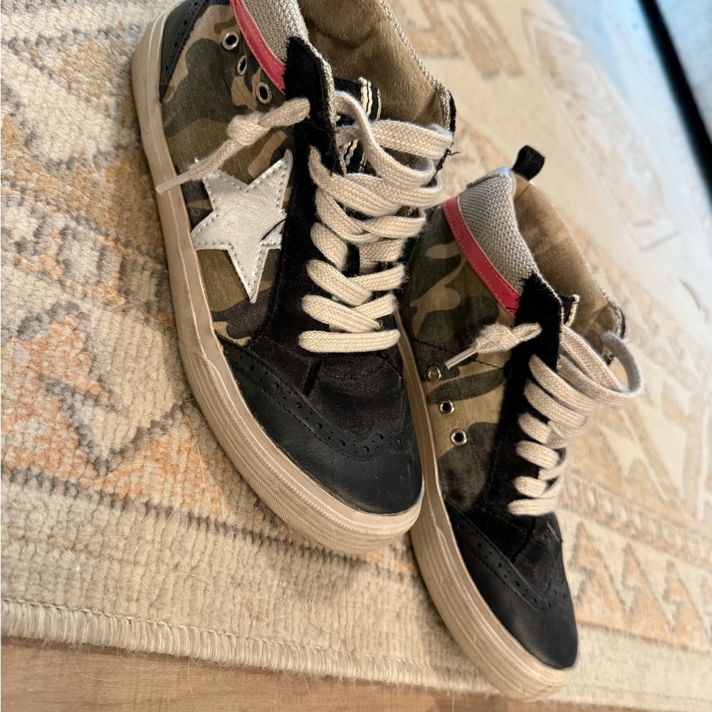 Camo sneakers